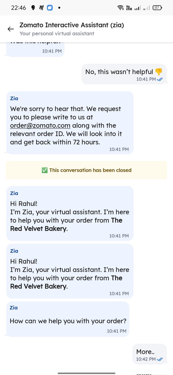 rahuljishu's tweet photo. @zomato Hi have ordered pastry, this is how it came. I am continuously trying to reach chat support, but that also not working. Is this how you guys are treating customer now?  How can someone eat this? Your assistant Zia is also not working ... please reply me as soon as possible. https://t.co/Mj4tHz56vr