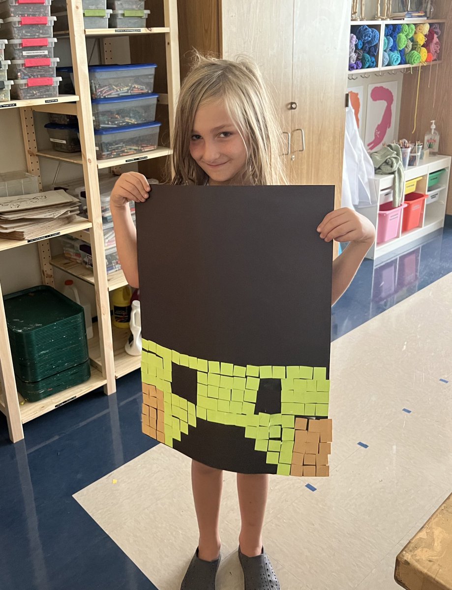 MsRannalsArt's tweet photo. @APS_SPARK 3rd graders are mapping out their Minecraft selfies into collaged masterpieces! 👾
#STEAM #apsarts #beSPARK #SPARKle @drjtoney @KiahVernon @STEMbieda @sarapruett5 @erickson_sarah_ https://t.co/q41t6i2yM6