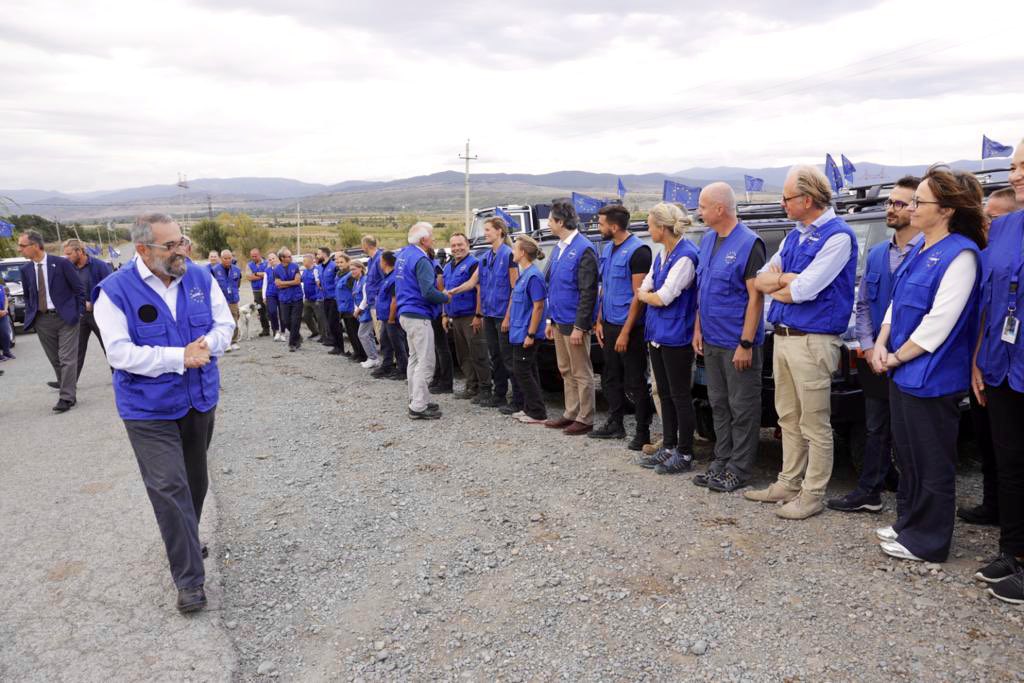Josep Borrell Fontelles (@josepborrellf) on Twitter photo I marked <a href="/EUMMGeorgia/">EU Monitoring Mission in Georgia</a>โs 15 year uninterrupted presence on the ground.
25 EU member states are represented in the mission. Grateful to more than 200 monitors for their important work every day, contributing to stability and security. I marked <a href="/EUMMGeorgia/">EU Monitoring Mission in Georgia</a>โs 15 year uninterrupted presence on the ground.
25 EU member states are represented in the mission. Grateful to more than 200 monitors for their important work every day, contributing to stability and security.