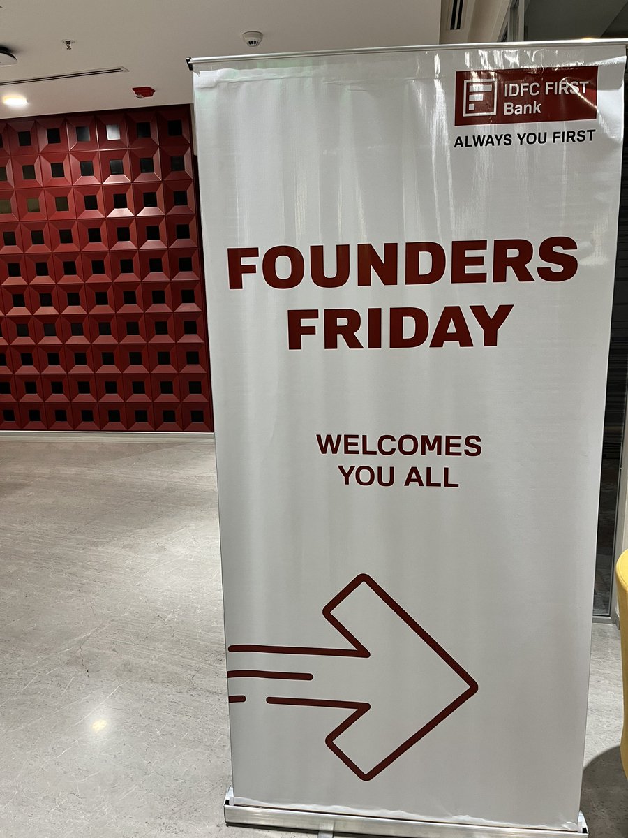 Great to meet and connect with Ahmed Khan from Clay Capital at today’s event hosted by @IDFCFIRSTBank 

Loved how you said “today founders need to see how 1+1 can become 3” 

#networking #startups #Hyderabad #venturecapitals #Entrepreneurship