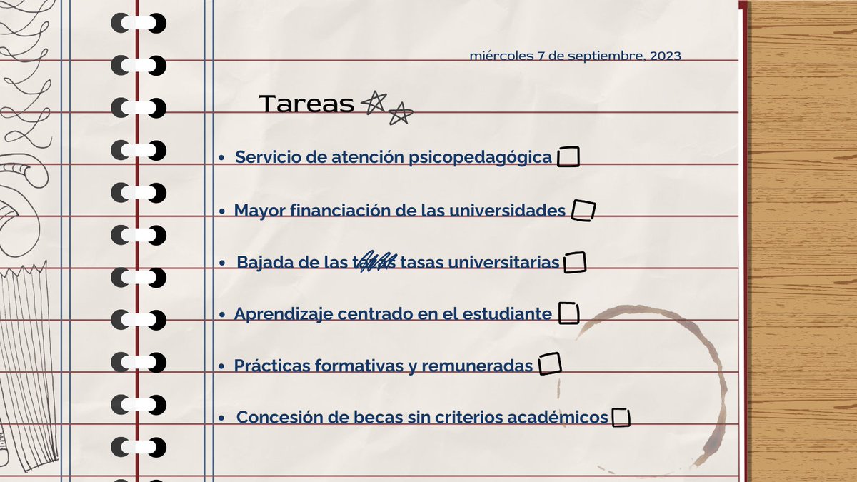 🎒 Arranca el año y las agendas vuelven para recordarnos todas las tareas aún pendientes.

¡Esperemos que este año la universidad haga sus deberes! 📝