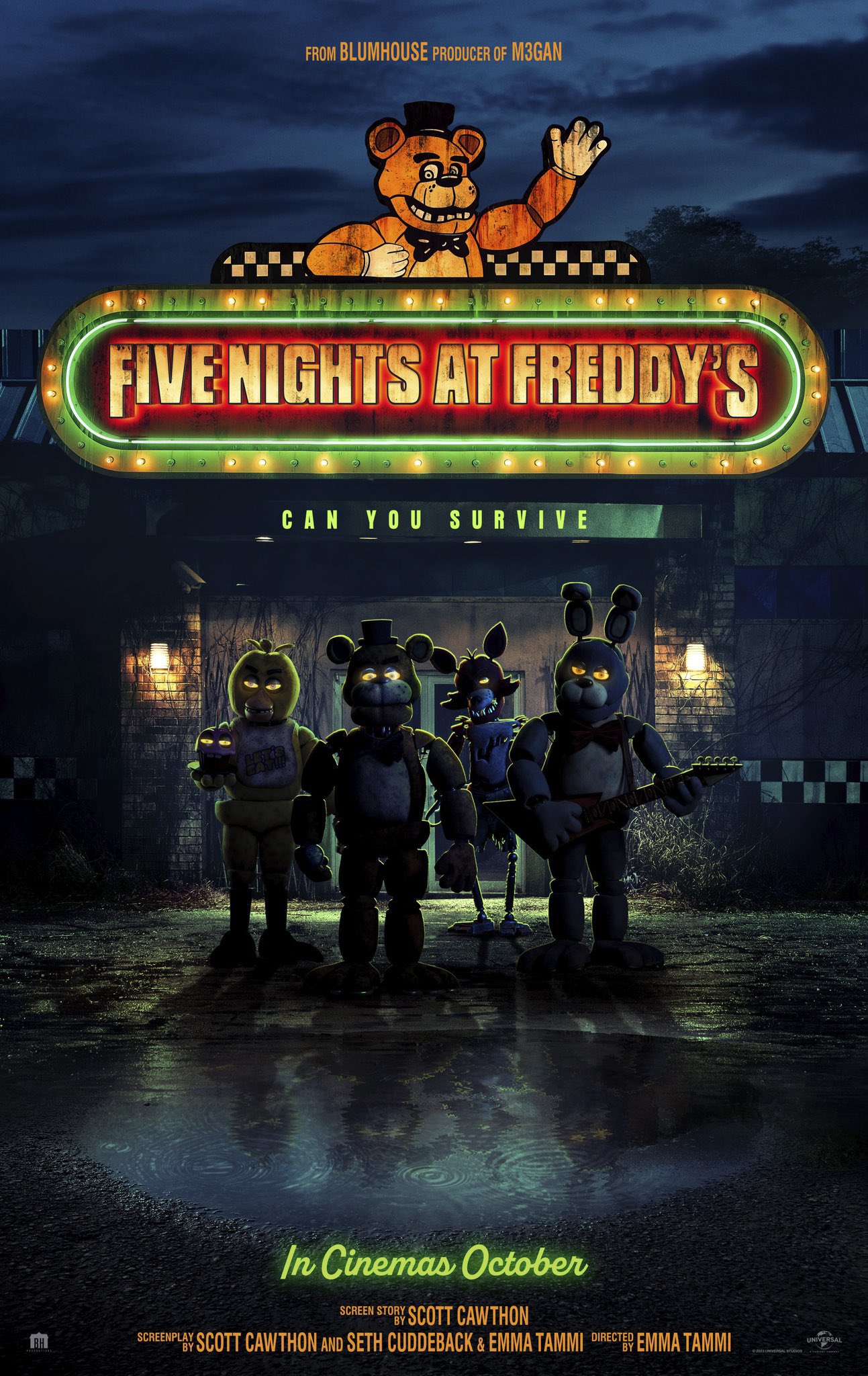 Five Nights At Freddy's: filme inspirado no game de terror ganha