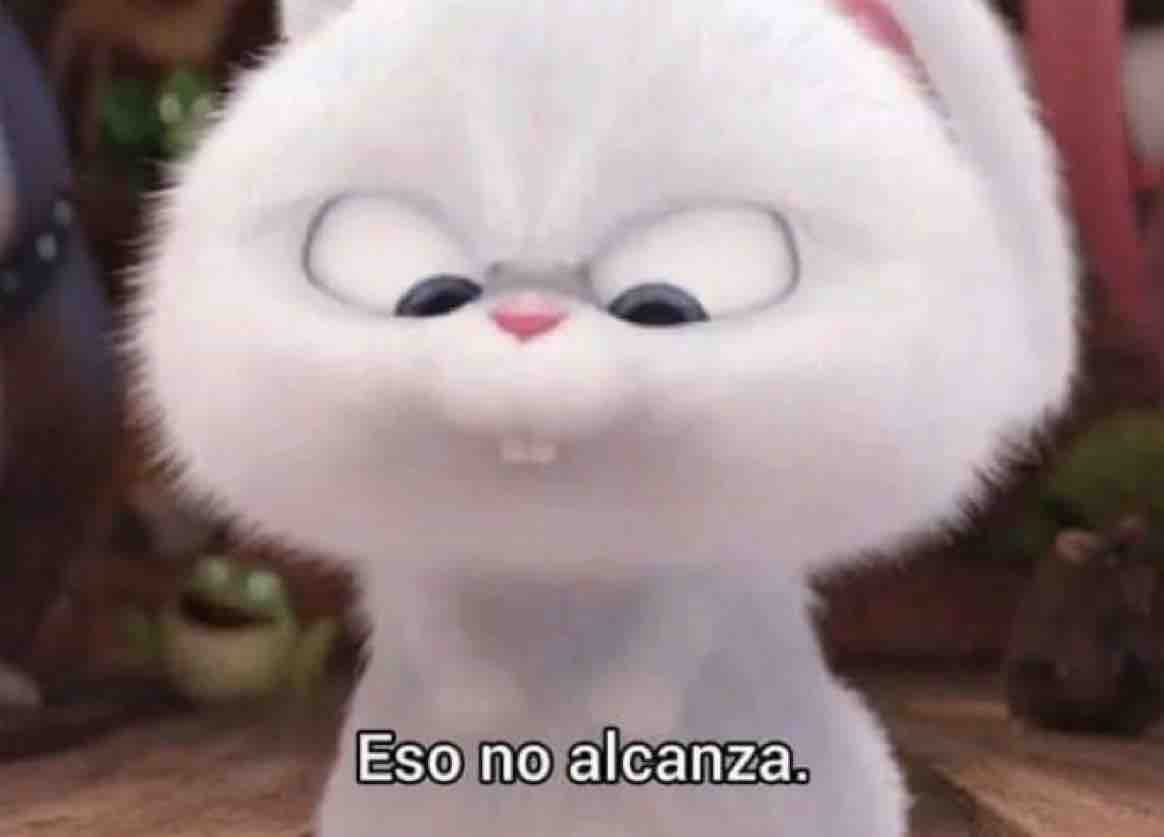 Cuando me dan un sobresito de ketchup y una servilleta para mi hamburguesa
