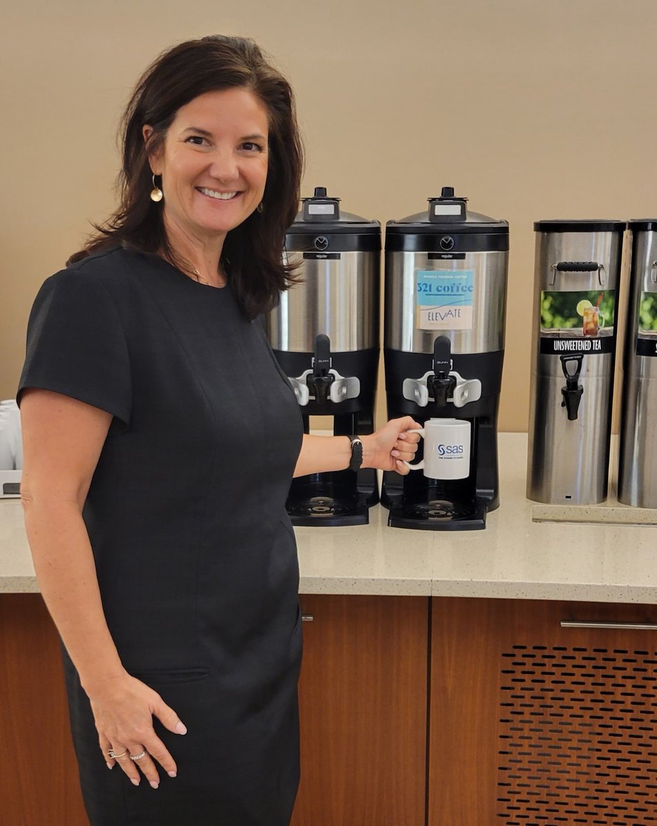 Starting my #feelgoodfriday with a delicious cup of <a href="/drink321coffee/">321 Coffee</a> at <a href="/SASsoftware/">SAS Software</a> ☕ I’m so thrilled we're supporting a local gem making a global impact. Their commitment to fostering #diversity and building a more #inclusive workplace and community really resonates with me.