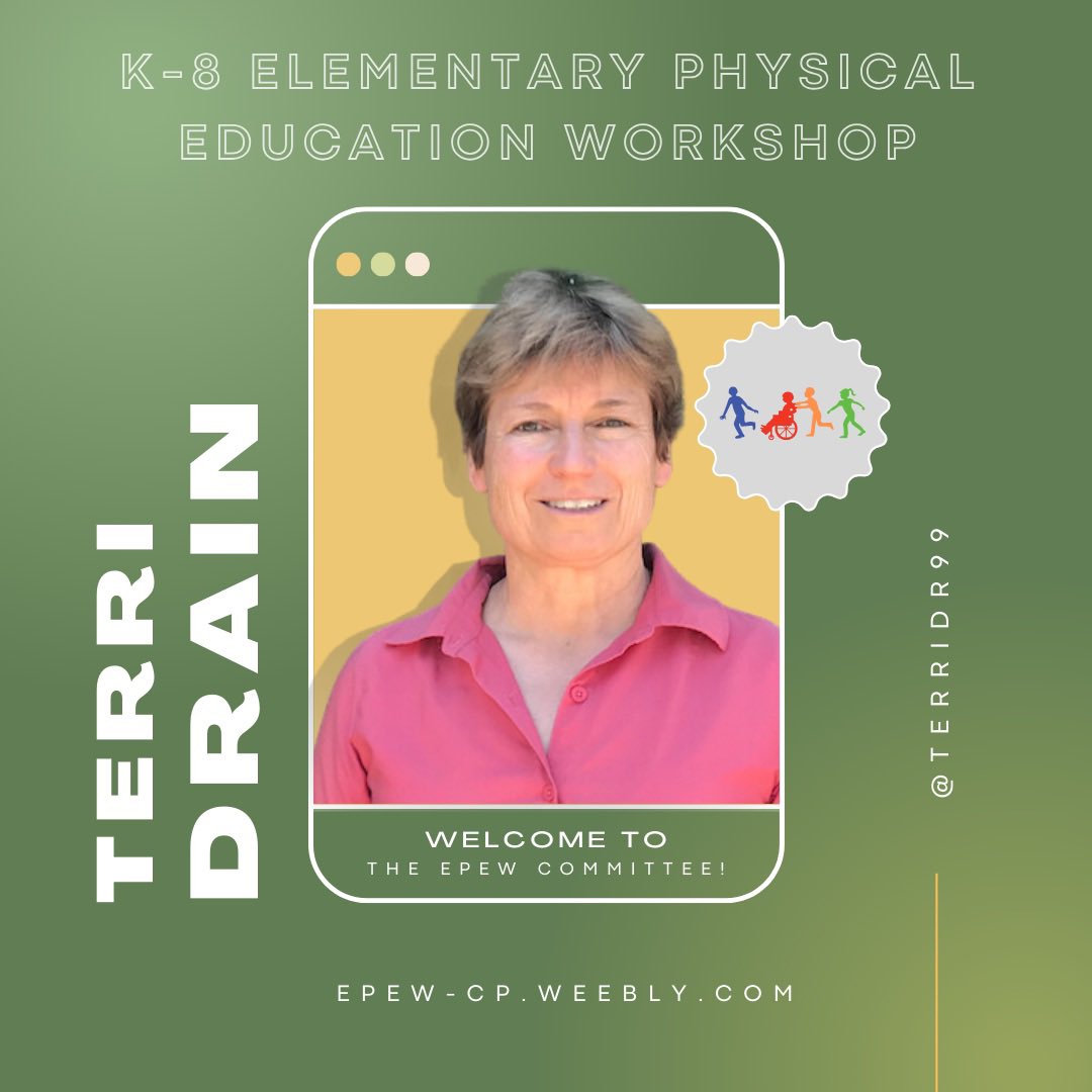 The woman, myth, legend, the very own @terridr99 is 1️⃣ of our newest committee members! 🎉 🥳 We are beyond grateful 🥹 for her time, expertise 👩🏽‍🏫, & knowledge 💣 she will be sharing w/us all. Her leadership will spark⚡️those around her to level ⬆️ #EPEWfamily #EPEW2024 #physed