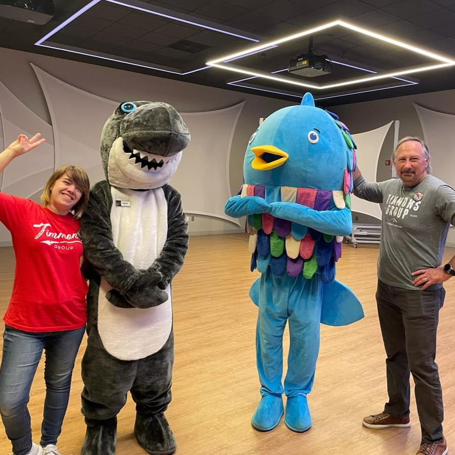 timmonsgroup's tweet photo. Happy #FeelGoodFriday! Our Greensboro #LandDevelopment team had a blast volunteering with the Greensboro Science Center guiding curious minds through interactive exhibits and dressing as Finny the Shark and Rainbow Fish to give out high-fives and hugs to visitors!
#LifeAtTG https://t.co/ml2kOmNGOp