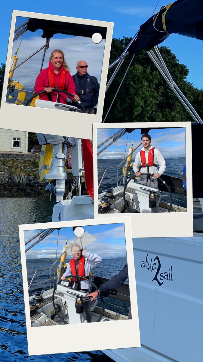 Our client Jax has some picture memories of her friends and family on able2sail this week