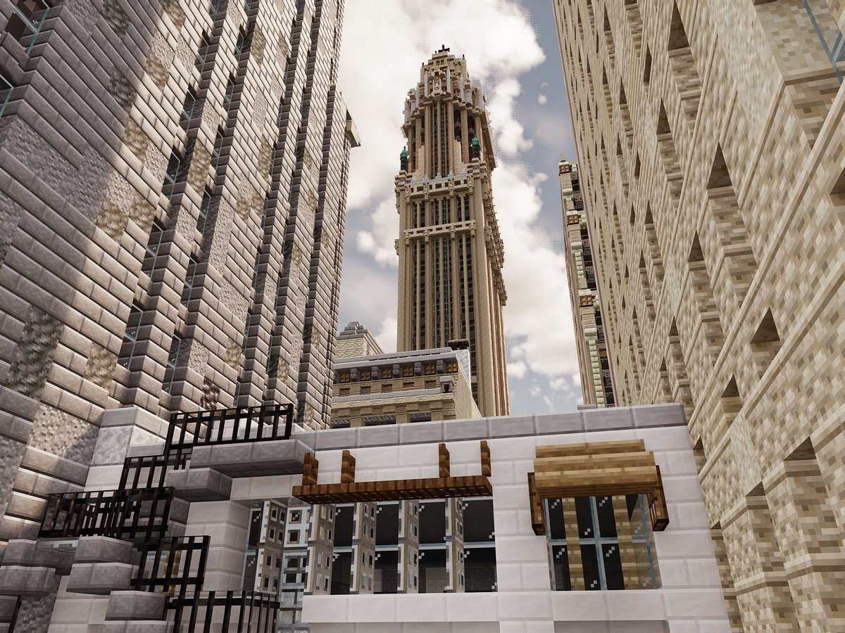 Bush Terminal Building
ARCHITECT: Helmle &amp; Corbett
DATE: 1916-21
STYLE: Neo-Gothic
#Minecraft 
#Minecraftbuilds 
#minecraft建築コミュ