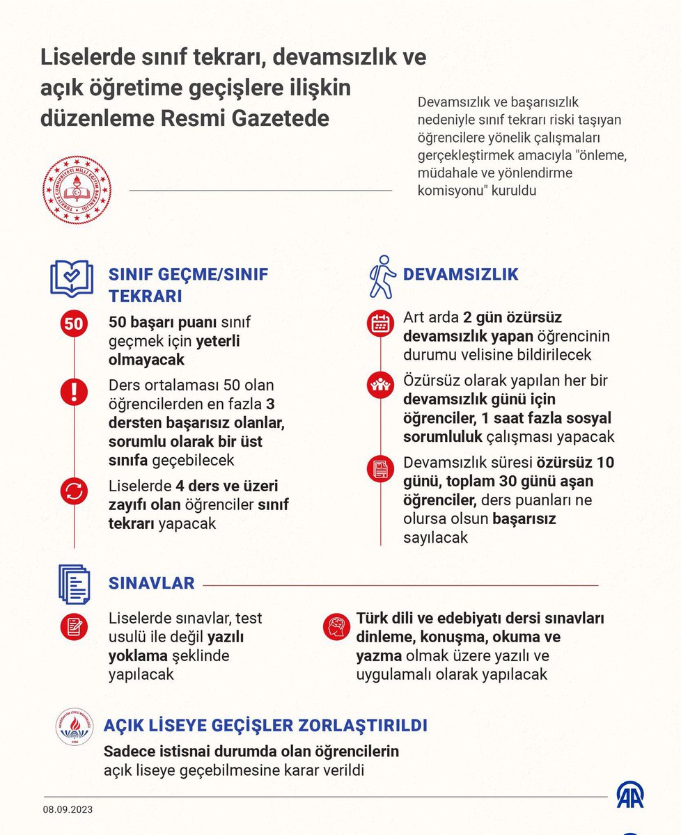 husnumozyeginal's tweet photo. Sevgili öğrenci ve velilerimizin dikkatine, Millî Eğitim Bakanlığı Ortaöğretim Kurumları Yönetmeliği'nde Değişiklik Yapılmasına Dair Yönetmelik, Resmî Gazete'de Yayımlandı.

 👉https://t.co/BaC6lezqpS https://t.co/gaPjhZ9GFf