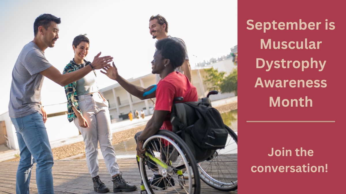 Did you know there are several types of #MuscularDystrophy, and each is different from the others? September is Muscular Dystrophy Awareness Month, and CDC is talking about muscular dystrophy. Join the conversation! bit.ly/2H7x7PA
