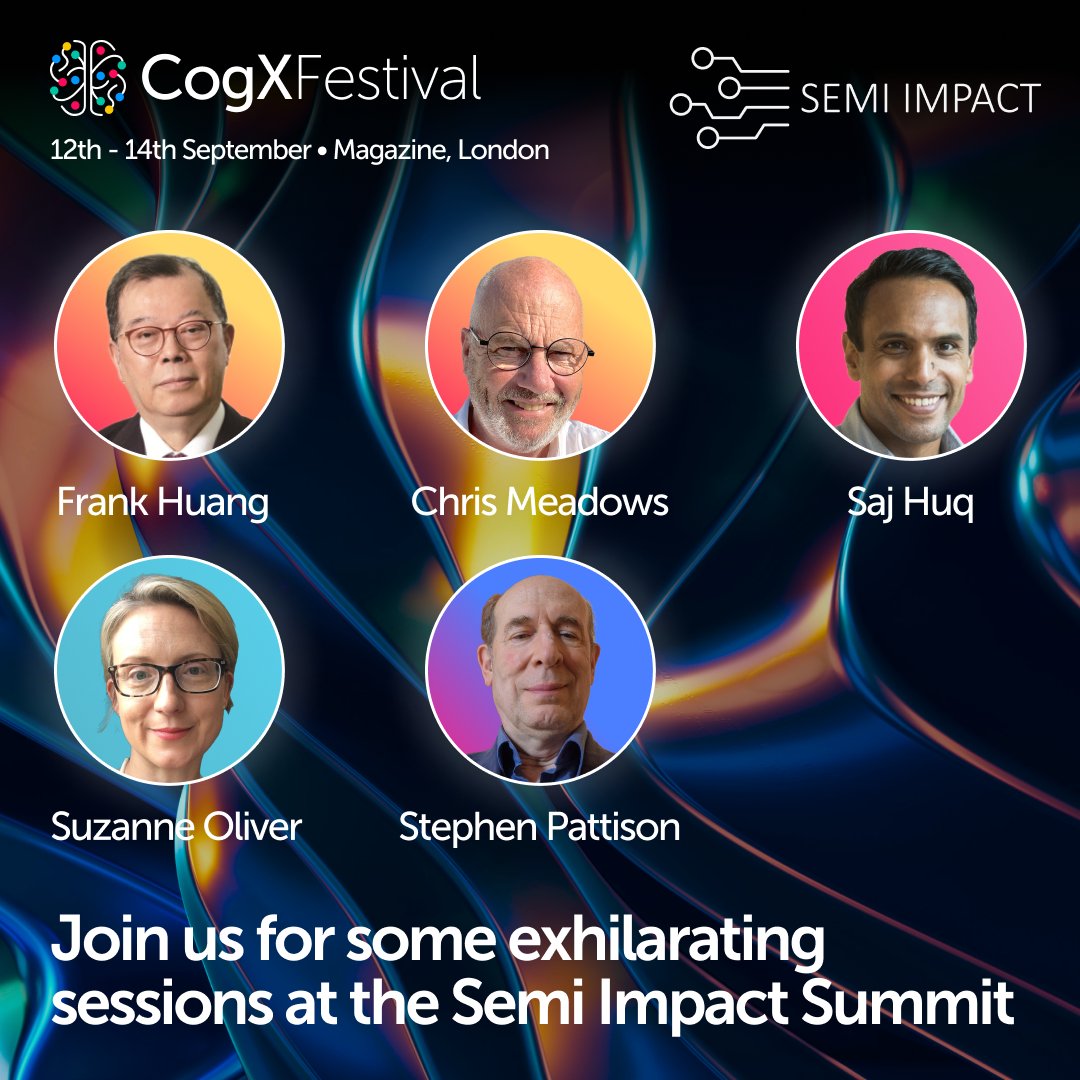 CogX_Festival's tweet photo. We have a packed agenda on the @semiimpact Summit on Thursday 14th September.

To see the full agenda and claim your complimentary Expo &amp; Networking pass click here: https://t.co/NBT0lVXBnc

#CogXFestival23 #semiimpact #semiconductors https://t.co/upFLQOclp3