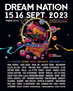 🎉💥 <a href="/DreamNationFest/">Dream Nation Festival</a> déferle sur Paris les 15 et 16 Septembre ! Préparez-vous à être ébloui par des performances électro d’exception. Mettez vos sens en éveil et laissez la musique électriser votre week-end ! 💃🎶 #DreamNationFestival 🎉💥
infos &amp; résa 👇
info-festival.net/festival/dream…
