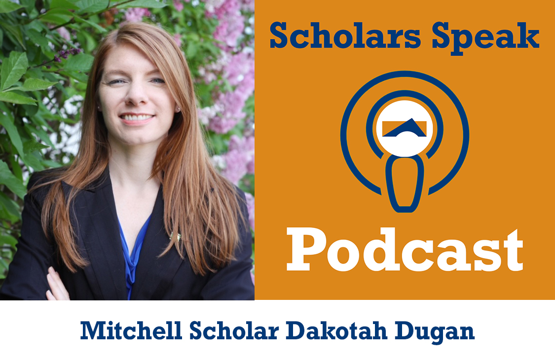 Listen up as host <a href="/michelemartin__/">Michele Martin</a> speaks with Mitchell Scholar Dakotah Dugan in the latest episode of the Scholars Speak podcast: mitchellinstitute.podbean.com/e/scholars-spe…