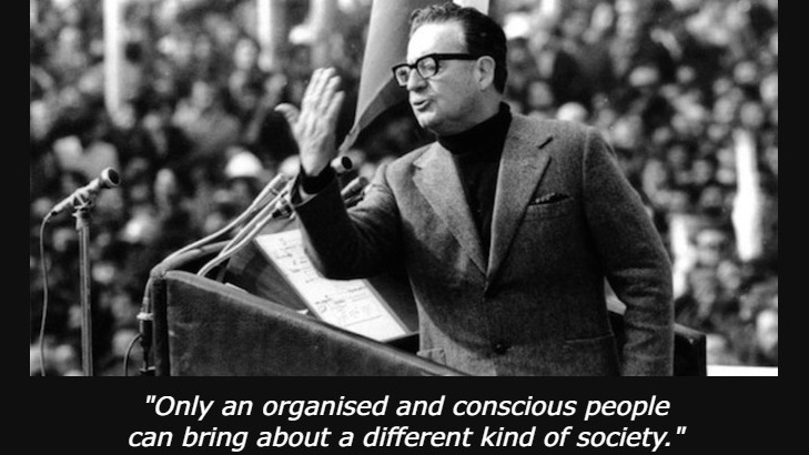 Jairo_I_Funez's tweet photo. 50 years ago, the US's imperial, neocolonial, &amp; neoliberal designs for Chile were already in motion. On Sept. 11, 1973, the military, local elite, &amp; CIA organized a coup against Salvador Allende, installing the dictatorship of Pinochet. Thousands were killed &amp; tortured. https://t.co/agsqfnmebc