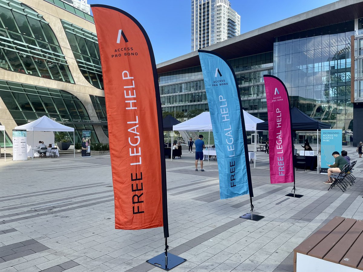 Pro Bono Going Public 2023 is underway in #SurreyBC. Local lawyers donating their valuable time for the cause of #A2J. Swing by City Hall from 10 to 2 for some free legal advice.