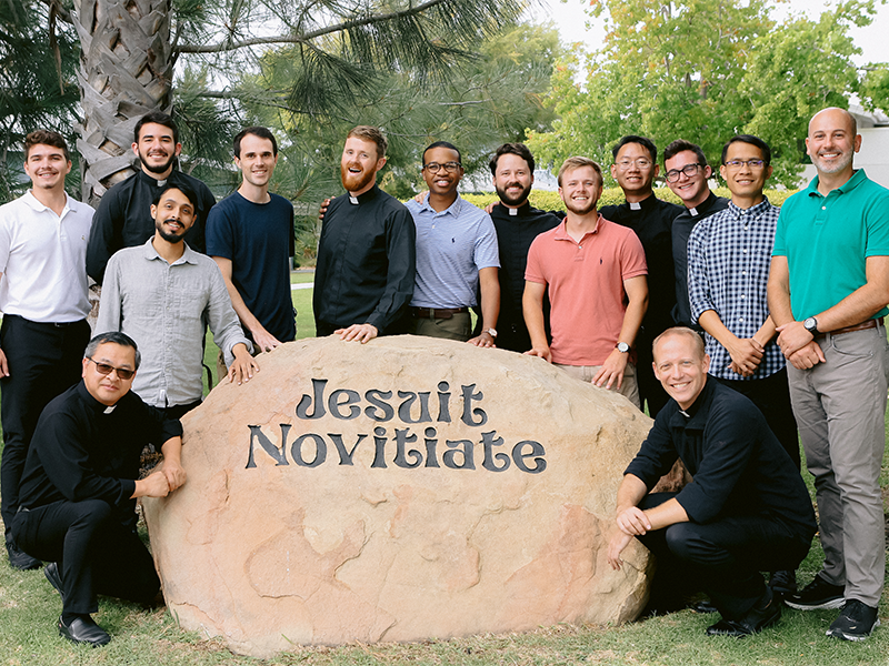 JesuitYAP's tweet photo. The #Jesuits of the USA Central and Southern Province welcome seven new novices to the Society of Jesus! We pray that they find new ways to grow spiritually in their lives as Jesuits.

Read more about the new novices: https://t.co/ZTu0fpIDYz

#AMDG #2023 https://t.co/N2orAUKBZO