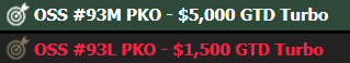 520AceOfSpades's tweet image. Tonight we will be registering for the OSS #93L and OSS #93M PKO tournaments.  If we cash in either tourney, 10% will go back to chat through giveaways &amp;amp; if we final table I will hold an additional 10% for future staking.

Wish us luck!

#BeardedPokerDad #StreamBig