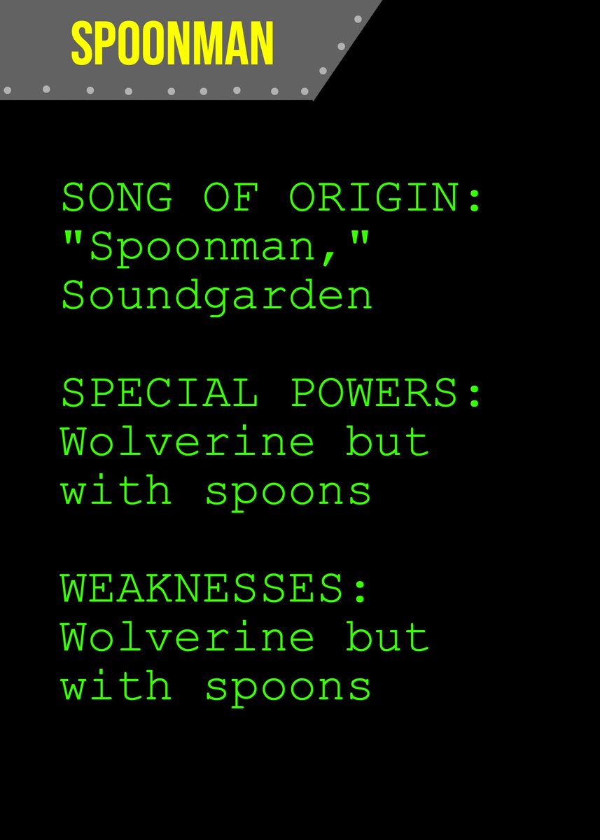 Casting my biometric data to the wind to tell you I made trading cards of characters from 90’s alt rock songs and the only way to collect ‘em all is to subscribe to my free ‘sletter now

dcpierson.com/newsletter