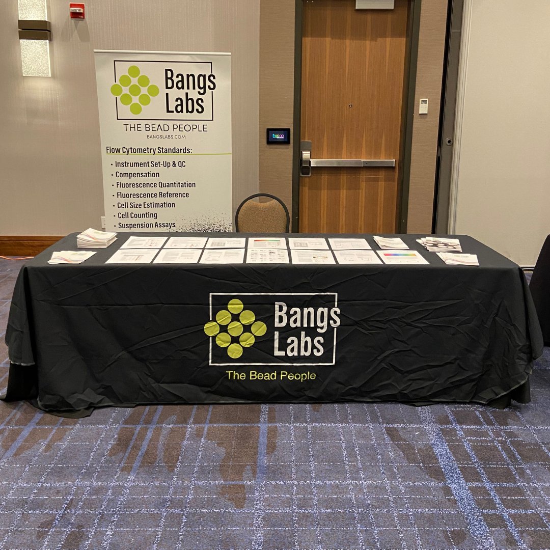 ParticleDoc's tweet photo. We're all setup for @gliifca! 😀🎉 
#gliifca2023 #flowcytometry #beads #microspheres #bangslabs #fluorescencefriday #cell #assays https://t.co/BUrwk56QxY