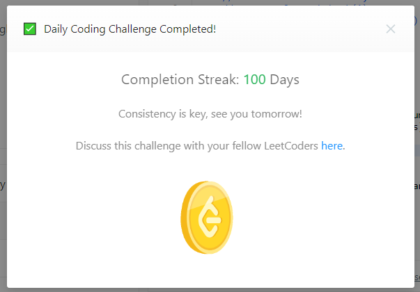 Mohd_Danishhh's tweet image. 🎉 Achieved a remarkable 100-day streak on @LeetCode! 🚀 This journey&apos;s been about daily coding challenges, continuous growth, and newfound confidence. Grateful for the supportive coding community! 💪💻 #LeetCode #CodingStreak #Milestone #100DaysOfCode