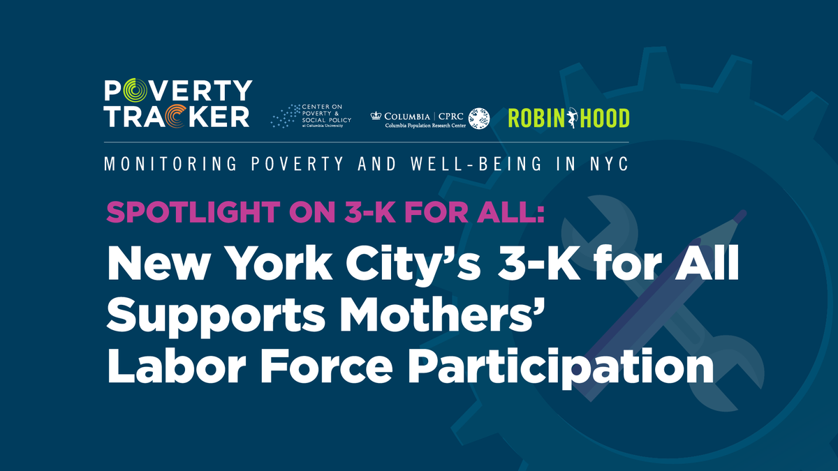 RobinHoodNYC's tweet photo. 📢 Find Robin Hood's #PovertyTracker SPOTLIGHT ON 3-K FOR ALL: New York City's 3-K for All Supports Mothers' Labor Force Participation, underscoring the pivotal role of accessible early childhood education in empowering mothers & driving economic growth.
https://t.co/xxlcymWDOG https://t.co/P8AFZ5fjPh