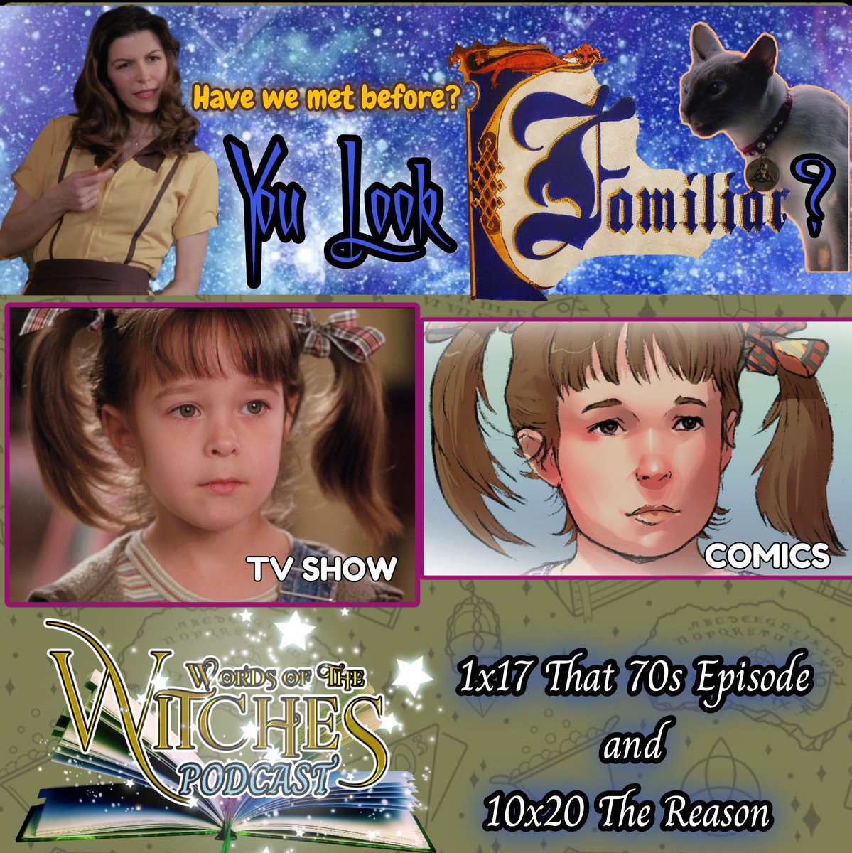 Wordsofwitches's tweet photo. Season 10 Finale 'You Look Familiars' #charmed #charmedcomics #charmedpodcast #wordsofthewitches #podcast #thepowerofthree #patshand #thereason #season10 #youlookfamiliar https://t.co/OIUiDyGAgu