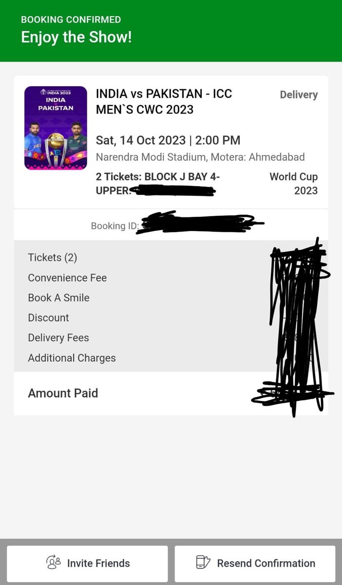 pranav17502's tweet photo. I have 2 tickets to India VS Pakistan.

DM for prices. Prices are negotiable.

#INDvPAK #INDvsPAK #ViratKohli #RohitSharma #BabarAzam #ICCWorldCup2023 #ICCWorldCup23 #ICCWorldCup #BCCI #India #Pakistan #Bharat https://t.co/zOPoLPO9XC