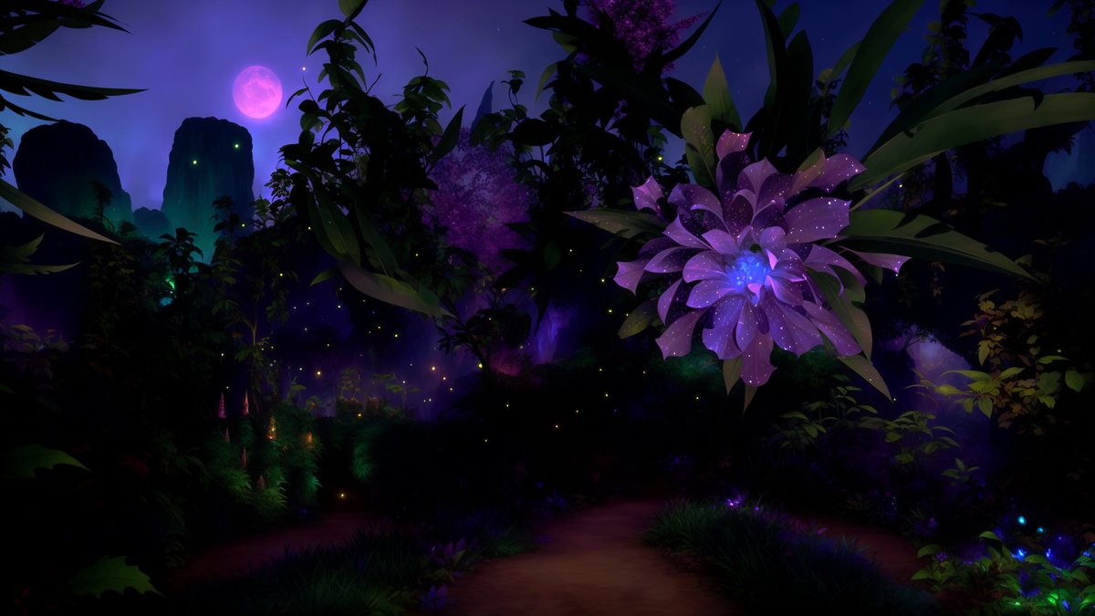 WispWhispers's tweet image. In the game, there&apos;s a day-night cycle. But even at night, you won&apos;t get lost because the magical environment will light your way. It&apos;s like having a built-in GPS for wizards!

#indiedev #newgame #gamedev #indiegame #videogames #games #newgame #wispWhispers #gaming #pcgame #ue5