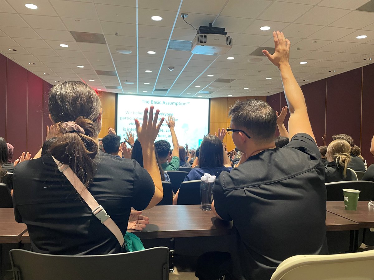 UNTHEALTH_IPE's tweet image. Such a fun and dynamic morning, providing #TeamSTEPPS training for our @UNTHSCDPT students and their PTA student colleagues from Weatherford College and Collin College. This is a great start for orienting our students to their future teams and the power of #simulation!