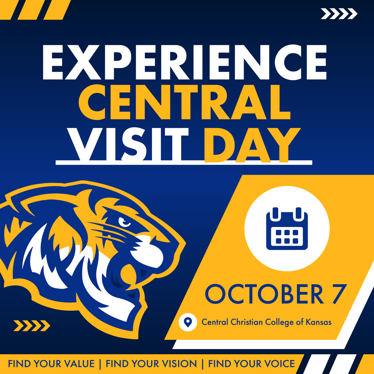 cccktigers's tweet photo. 🎉 Don't miss Oct 7 – Homecoming + Preview Day! Worship, connect with President Favara, and soak in the CCCK spirit. See you there! Register Online at: https://t.co/QlLSbi0wZx #HomecomingPreview #CCCKExperience https://t.co/HbquDOE2v4