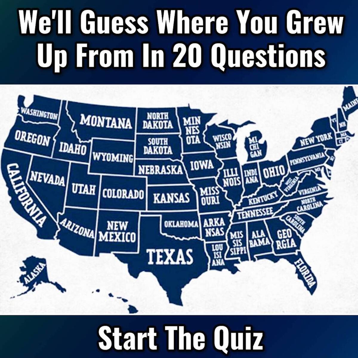 BUZZNET's tweet photo. Thanks to the nuances that is evident everywhere, we are able to accurately guess where you grew up with this quiz. 🇺🇸