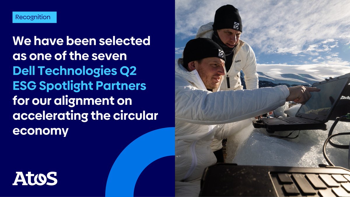 🙌 Atos has been selected as one of the seven Dell Technologies Q2 ESG Spotlight Partners. We are aligned with Dell’s sustainability initiatives and understand the importance of accelerating the circular economy to reduce waste and protect the planet. 🌏 linkedin.com/pulse/driving-…