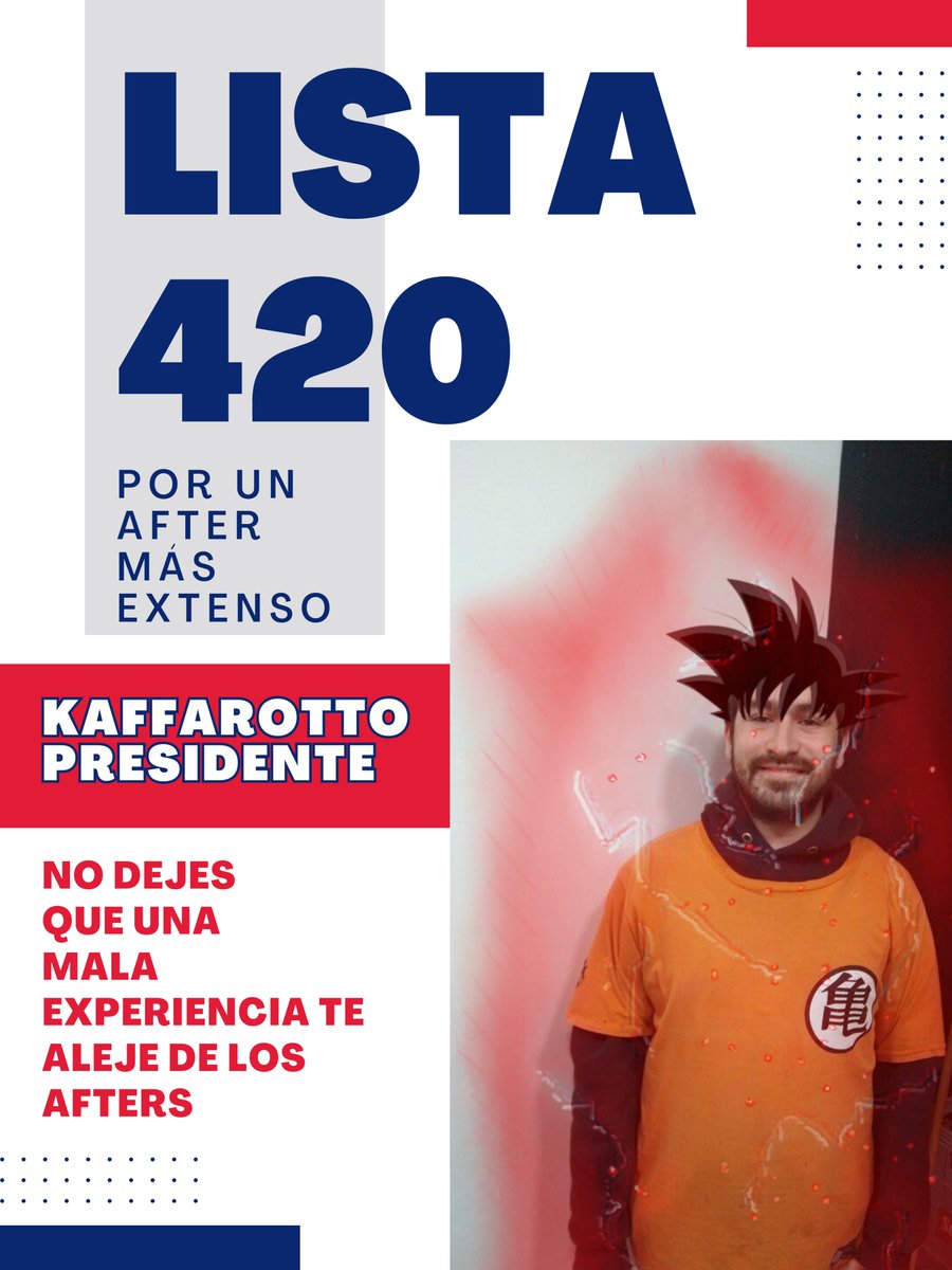 ESTE 22 DE OCTUBRE VOTA KAFFAROTTO PRESIDENTE!