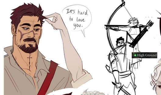 Lots of the doodles I've been doing of my Dark Urge paladin have spoilers (including these!) in so I tend not to post them on main, but here are some! 
Easily one of the best roleplaying experiences I've had in a game in a LONG time. https://t.co/FjZOc1KhBV 