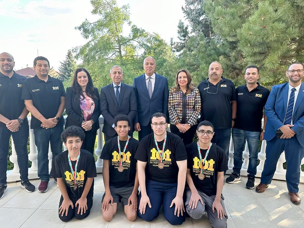 ghadalabib's tweet image. Egypt shines at the 35th IOI, securing four bronze medals! 🎉🥉 Huge thanks to Hungary for hosting, and kudos to all stakeholders and participants. 🙌 #IOI2023 #EgyptianPride