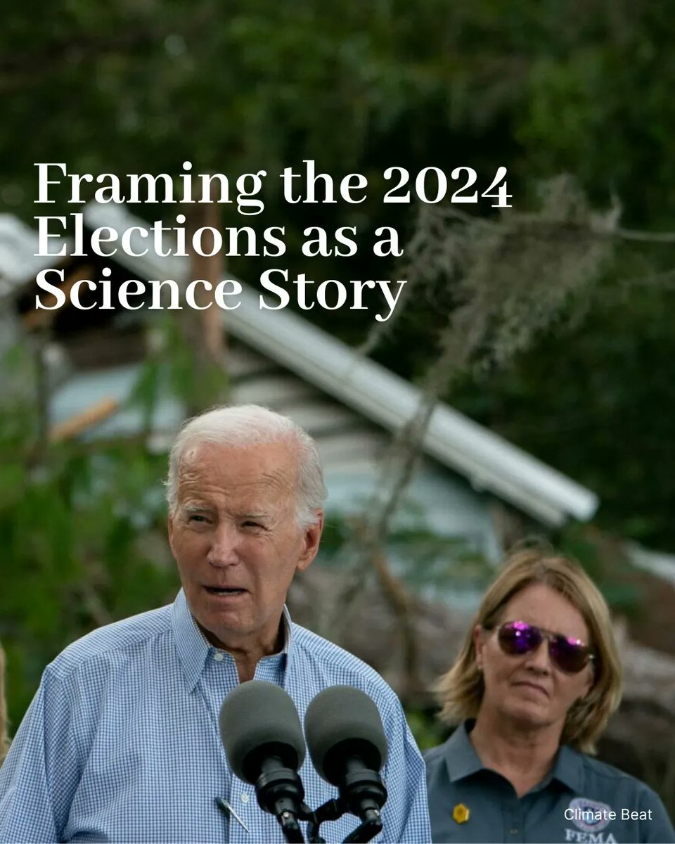 CoveringClimate's tweet photo. This week's #ClimateBeat newsletter focuses on 2024 election coverage. “Climate breakdown has begun,” and voters need to know what candidates vying for political office intend to do about it. https://t.co/9ID8rKOyU3 https://t.co/ApOaXQ3tp9