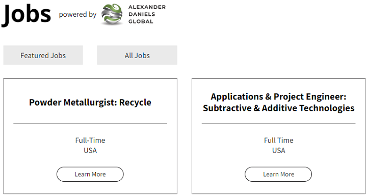 Looking for #3Dprinting employment? Visit the Jobs page on our website, powered by @AD_GlobalTalent. You'll find many open positions, plus 2 featured jobs, like a full-time Applications & Project Engineer of Subtractive & Additive Technologies in the U.S.
3dprint.com/jobs/