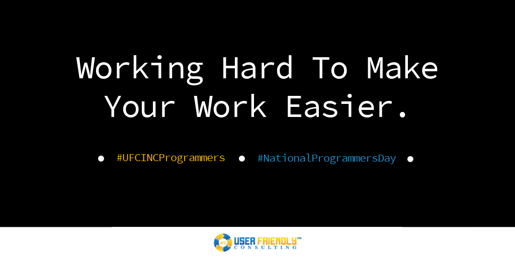 UFCInc's tweet photo. High five your favorite programmer today to celebrate National Programmer’s Day!

*Note: We’ll be careful when we high five our programmers today, so they can still help you! https://t.co/fEbQOCuUpe #UFCINCProgrammers #NationalProgrammersDay #WeLoveOurProgrammers https://t.co/bxTnWhObph