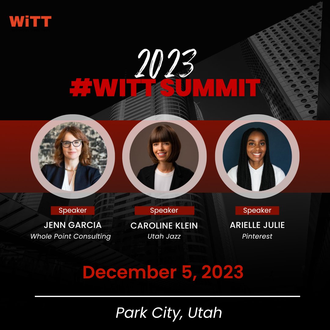 A23Advisors's tweet photo. #WITT 2023 Summit is fast approaching!

Early bird registration ends soon - September 15. 

Join us in beautiful Park City, Utah for a day filled with industry insight from three amazing speakers and socializing with other women in travel tech.

https://t.co/vtaqrGlYdt https://t.co/ESlLMb4aot
