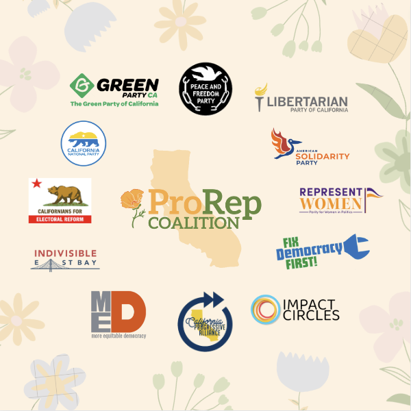 If democracy is a garden that requires tending, these organizations are tilling the soil. 

Momentum for multiparty democracy through (Pro)portional (Rep)resentation continues to grow. 

Join the movement for a better democracy today!
prorepcoalition.org/ourcoalition