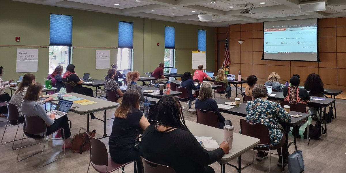 We are thrilled to host our colleagues from <a href="/nclive/">NC LIVE</a> for library staff professional development. If you have questions about NCLive resources, just let us know! #uclnc