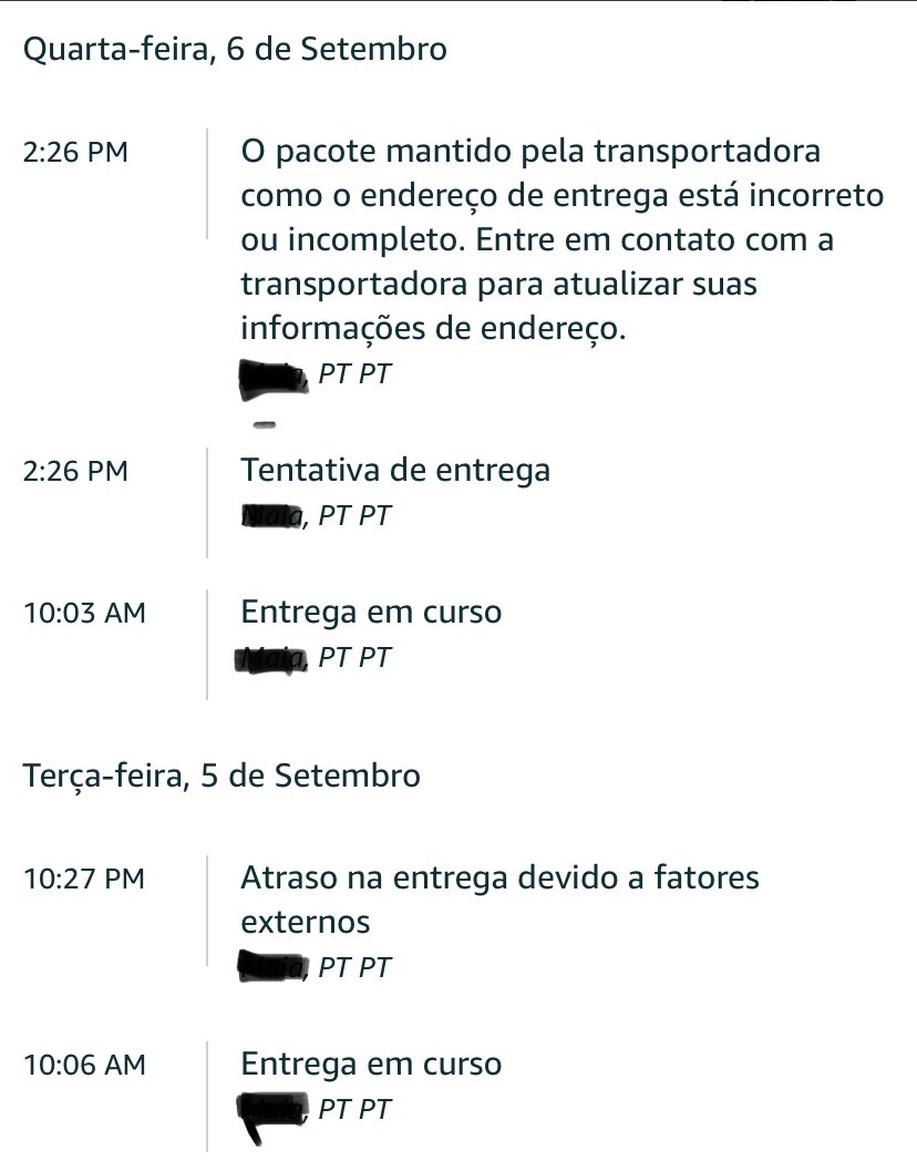 IronDoctor89's tweet photo. @amazon @AmazonHelp  Devo parabenizar-vos pelos excelentes parceiros de distribuição em especial a #PAACK 
Uma das encomendas não sabem o paradeiro dela, a outra não sabem bem porquê, não tem sido entregue mas anda no carro de alguém mas também não sabem no carro de quem! 💩💩 https://t.co/SXlx05Ze1G