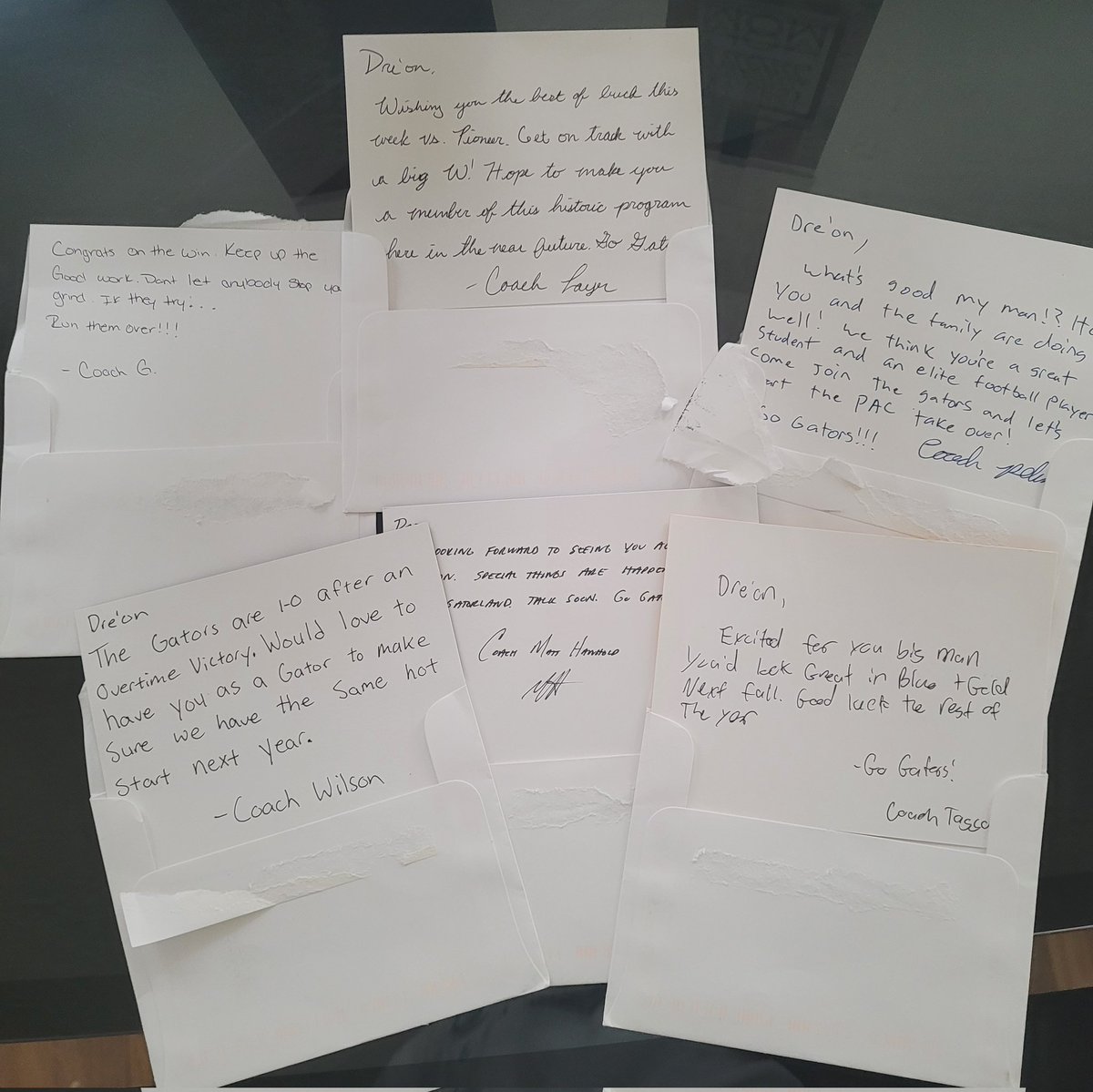 I would like to announce that I have received the letters. Thank you <a href="/AlleghenyFB/">Allegheny Football</a> and congrats on the win!! 
<a href="/Coach_Layer/">Braden Layer</a>
<a href="/Coach_Taggart22/">Jake Taggart</a> 
<a href="/CoachHanhold/">Matt Hanhold</a>