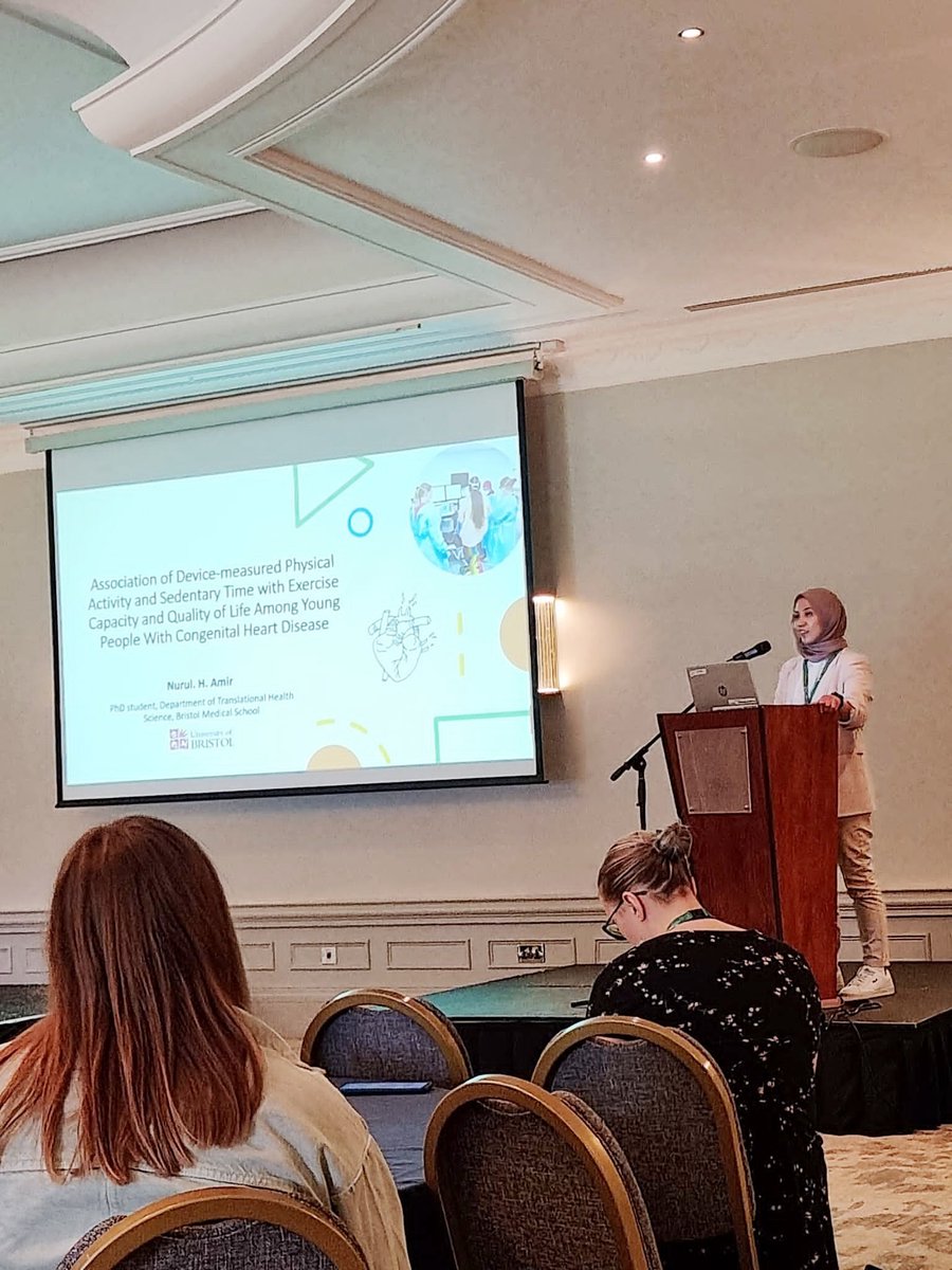 nurulamir_3's tweet photo. I was given the opportunity to share some of the findings from our Physical Activity project with young people with congenital heart disease at @PWP2023. An amazing collaboration between @BristolUni and @CHERC_UoE &amp; Bristol Royal Hospital for Children. Thank you #PWP2023 https://t.co/0vNS9jAmvx