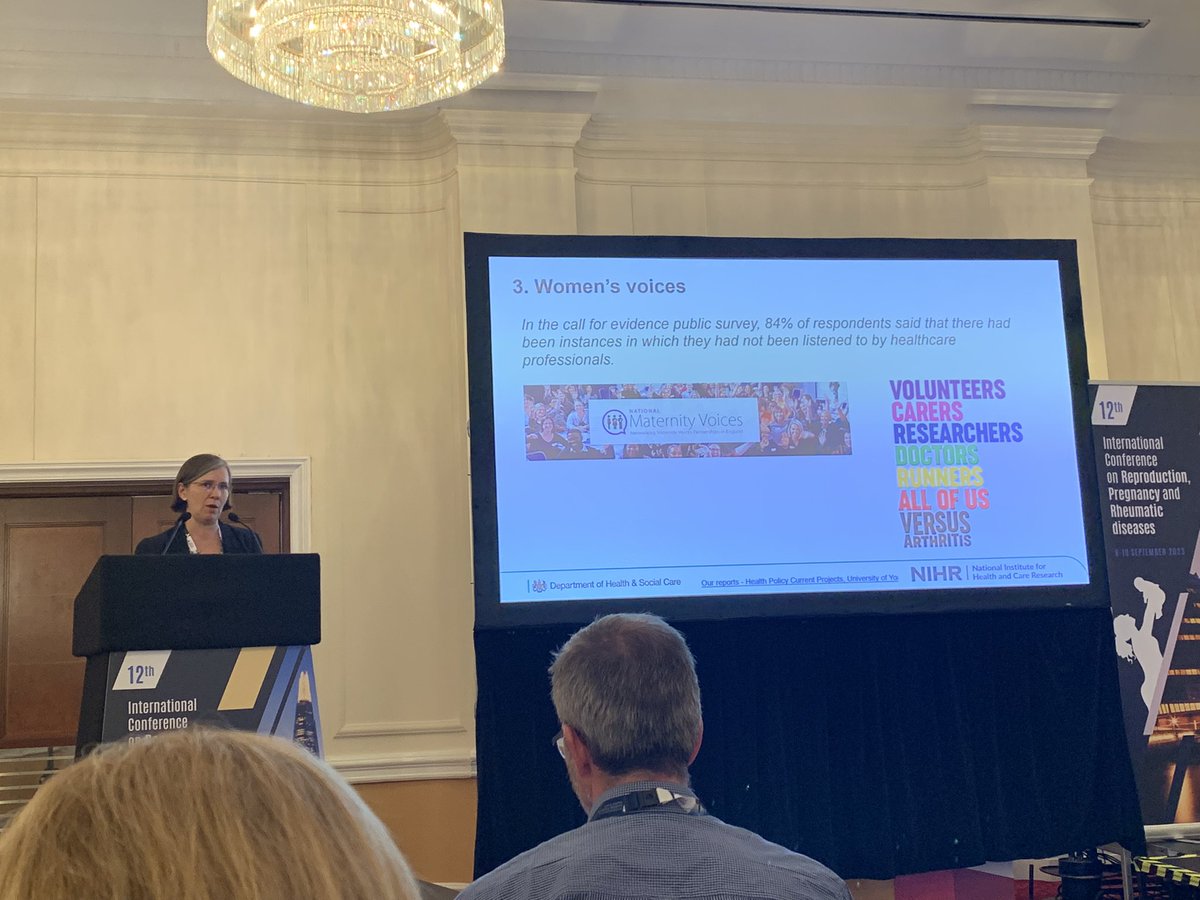 Another hugely inspiring lecture by <a href="/LucyChappell2/">Lucy Chappell</a> 

84% of women in a call for evidence felt there were times they were not listened to by a health care professional

Uncomfortable facts. We’ve got to do better. 

<a href="/bethangoulden/">Bethan Goulden</a> <a href="/jennerobsmed/">Bernadette</a> <a href="/MariaFGregori/">Maria Gregori</a> @nelson_piercy