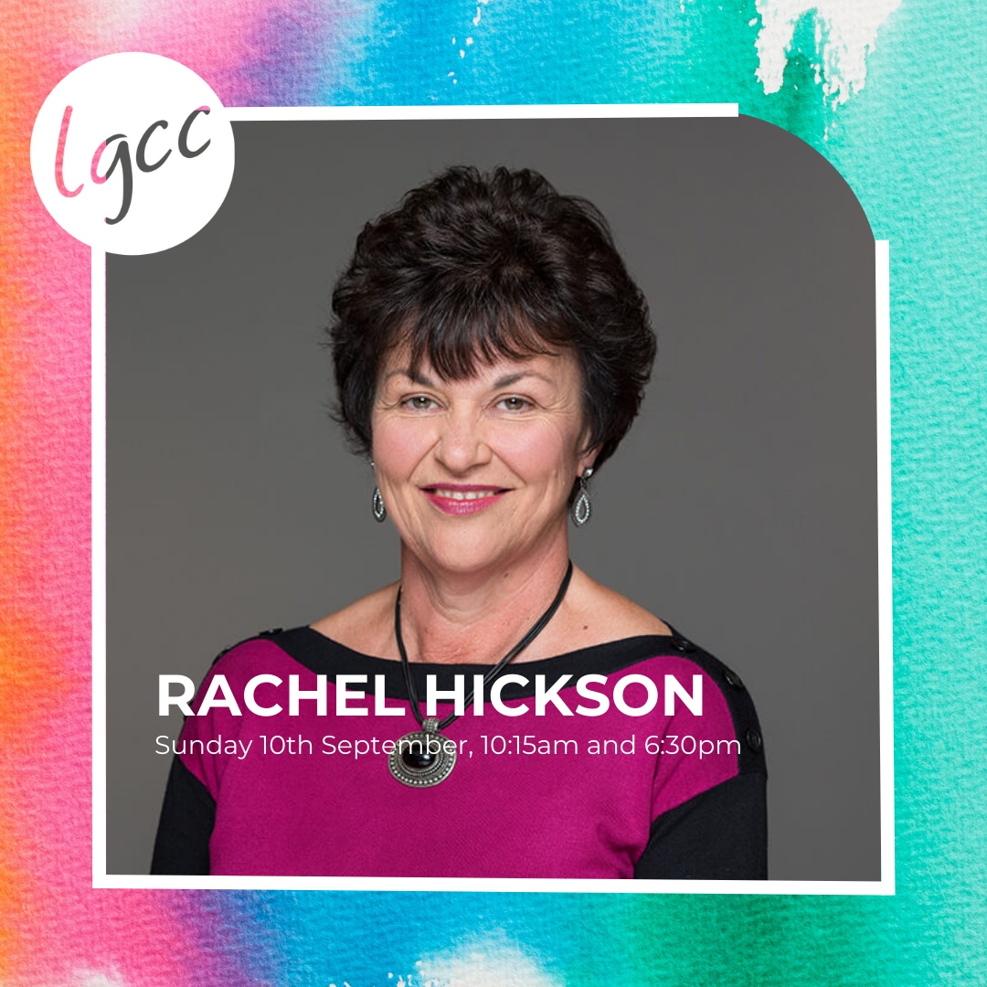 We're delighted that our good friend Rachel Hickson is going to be with us this coming weekend as we launch into a new season as a church. Don't miss this weekend as Rachel shares with us at 10:15am and 6:30pm.