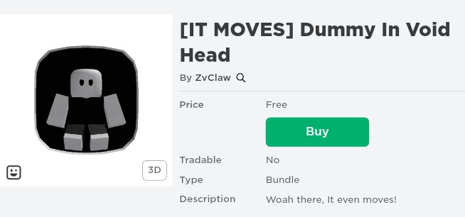 RED_RBLX7's tweet image. &quot;Dummy In Space Head&quot;
Free for 10 minutes!!!!!
roblox.com/bundles/5290/D…
