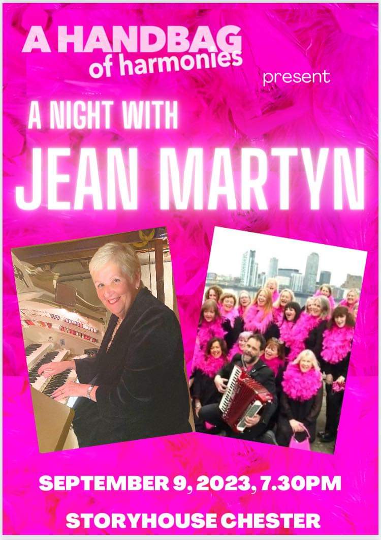 HandbagHarmony's tweet photo. Excitement is mounting as we prep for our Saturday night @StoryhouseLive with @Jean_martyn If you still haven't got your ticket head to the website now! https://t.co/xNQLMzlG30 @cwvolarts @Chester01244 @CheshireLive @CurtainUpPR @ChesterBID @2023MysteryPlay https://t.co/HSGVOmOnsz