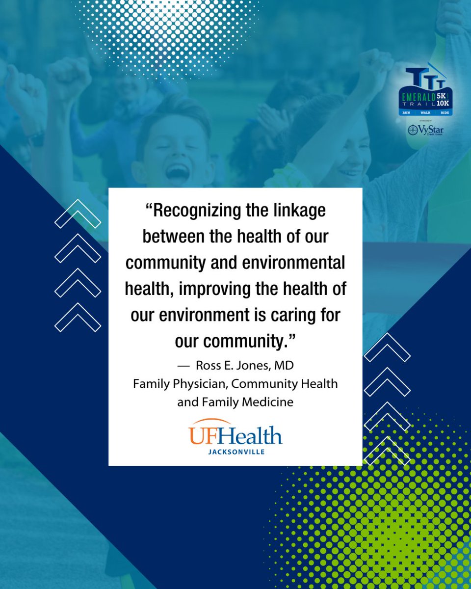 .@UFHealthJax is committed to sustainability and is implementing new initiatives to reduce its environmental impact! They support the VyStar Emerald Trail 5k/10k and encourage alternative modes of transportation. Learn more here 👉 bitly.ws/RmYu #jaxlocals