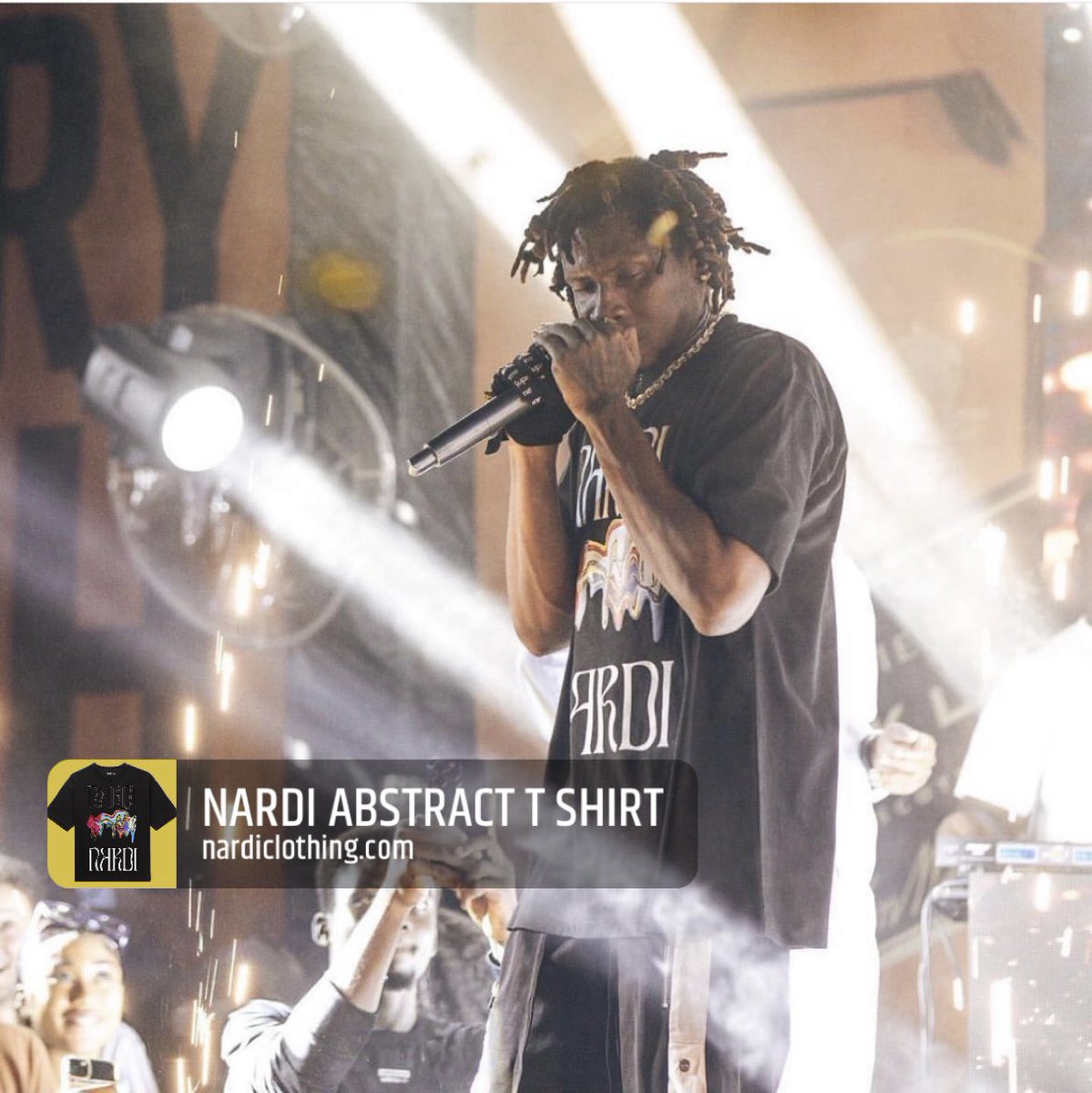 BernardDow's tweet photo. Bold and abstract, just like mugeezxkamikaze performance. Get your hands on the NARDI abstract t-shirt, now available on our https://t.co/2rPL8b86eD #NARDIClothing #AbstractTee #Nardiclo #nardistudios #nardiwear #nardiapparel https://t.co/Ak3N2xrlEK